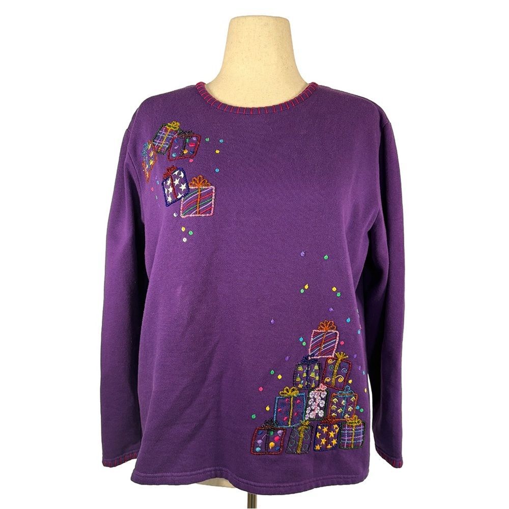 Karen Scott Ugly Christmas Sweater | Petite XL